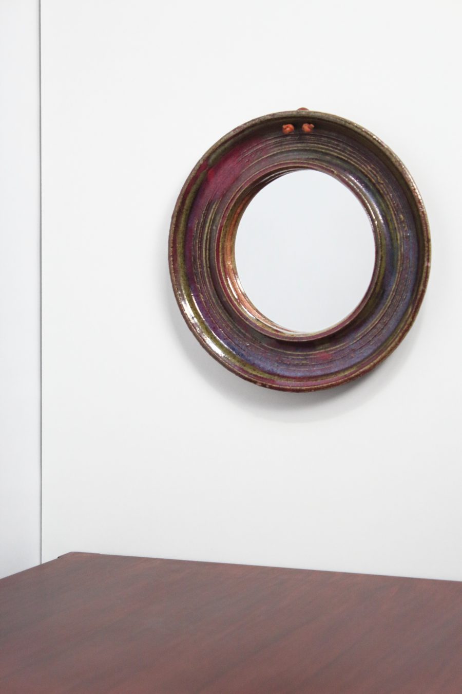 Miroir-grès-kaki