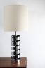 Jacques Charpentier lampe en métal chromé
