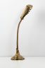 Lampe coquille laiton doré