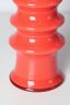 Lampes verre orange corail